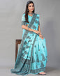 Sky Blue Cotton Saree | Sudathi