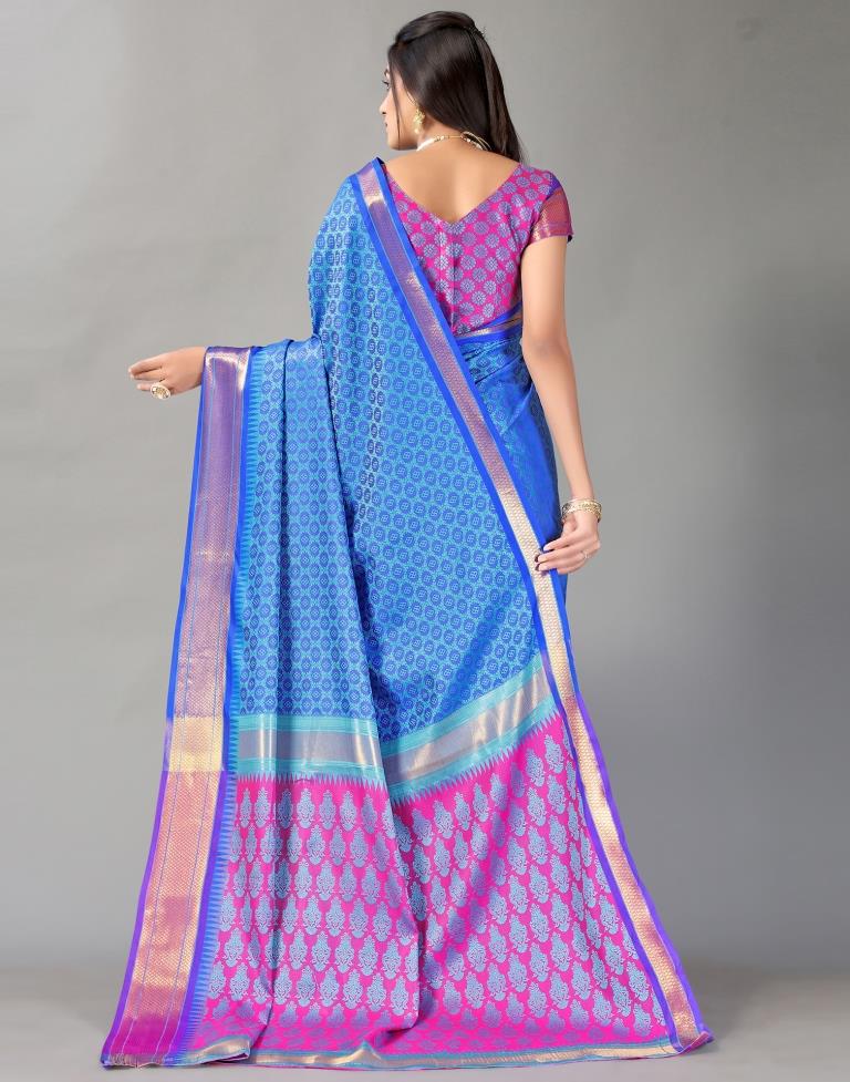 Blue Silk Saree | Sudathi