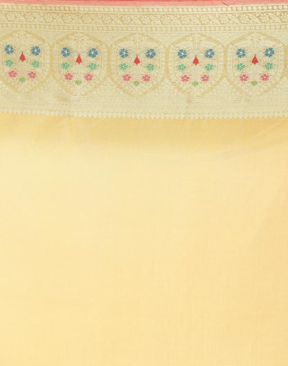 Mustard Yellow Organza Saree | Sudathi