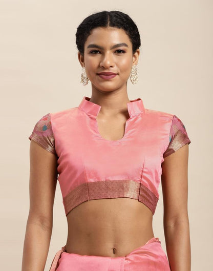 Rose Pink Organza Saree | Sudathi