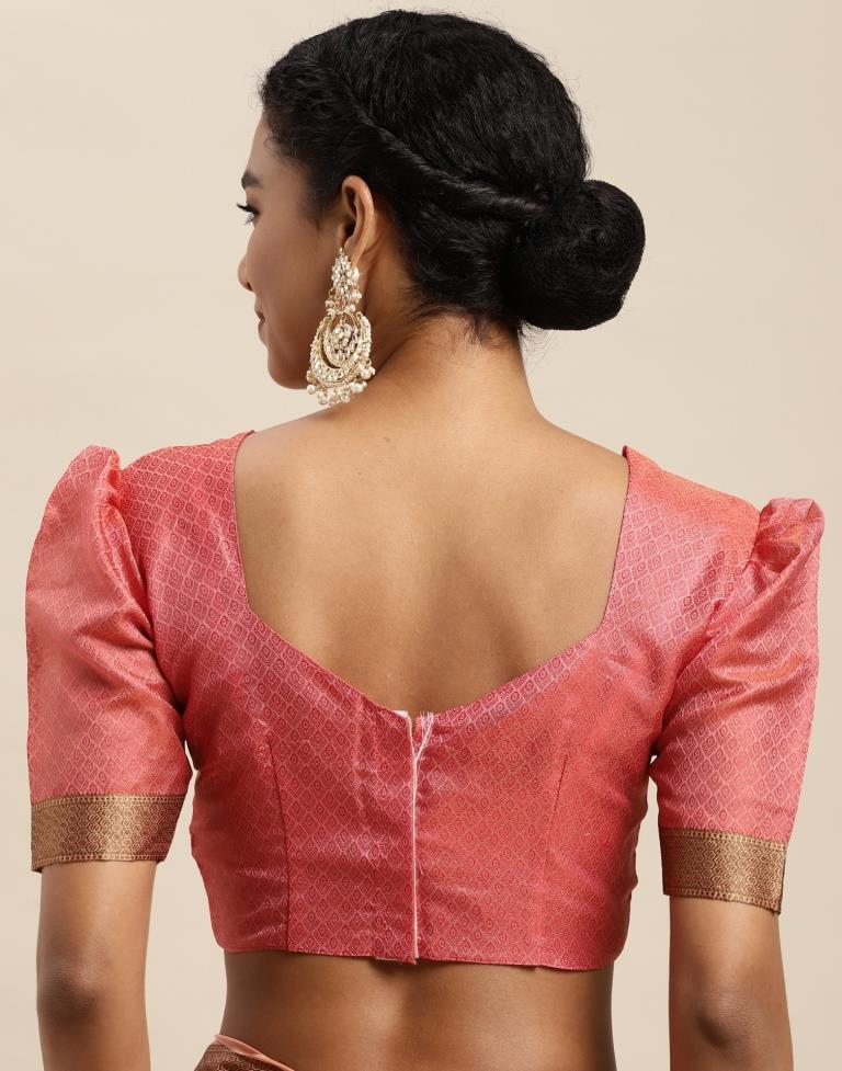 Rose Pink Organza Saree | Sudathi