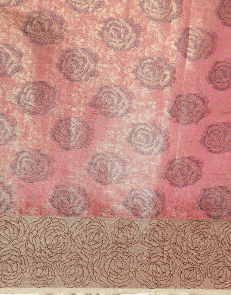 Onion Pink Organza Saree | Sudathi