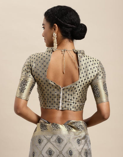 Grey Organza Saree | Sudathi