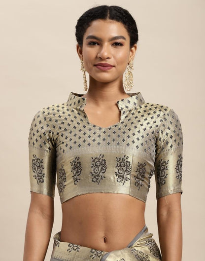 Grey Organza Saree | Sudathi