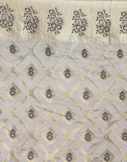 Grey Organza Saree | Sudathi