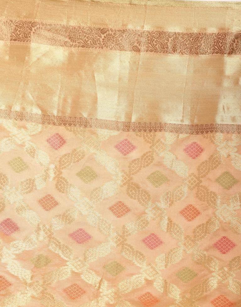 Golden Organza Saree | Sudathi