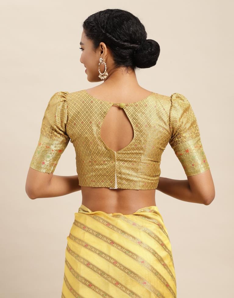 Mustard Yellow Organza Saree | Sudathi