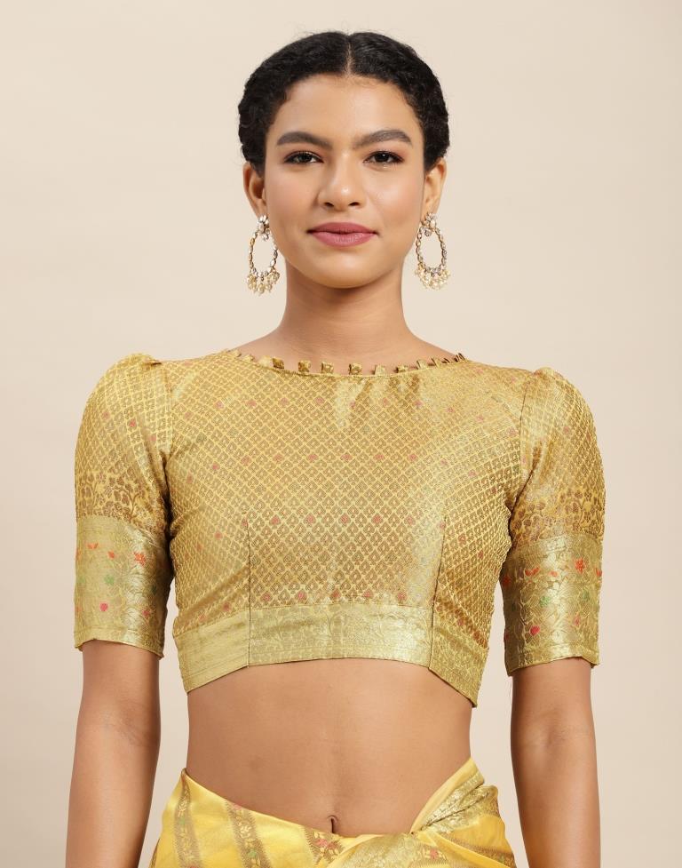 Mustard Yellow Organza Saree | Sudathi