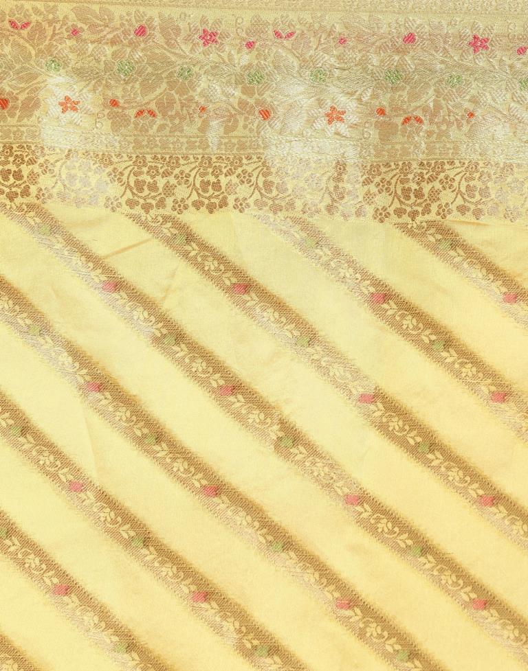 Mustard Yellow Organza Saree | Sudathi