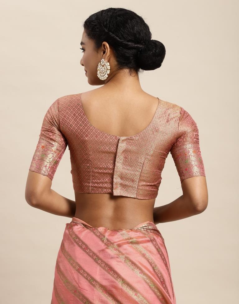 Rose Pink Organza Saree | Sudathi