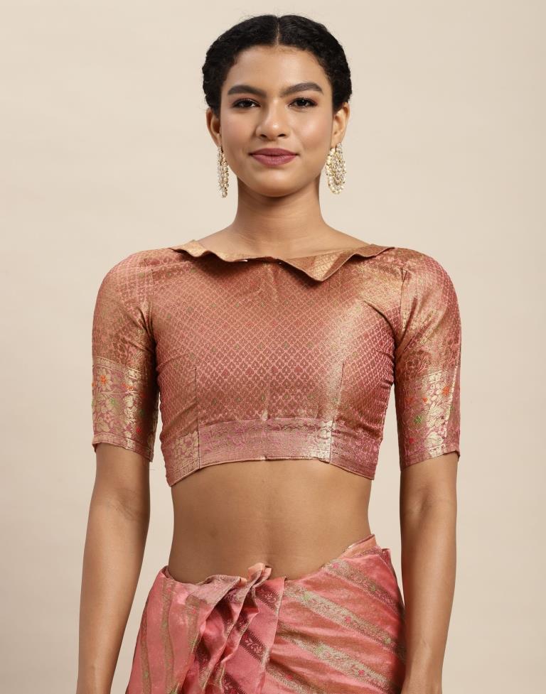 Rose Pink Organza Saree | Sudathi