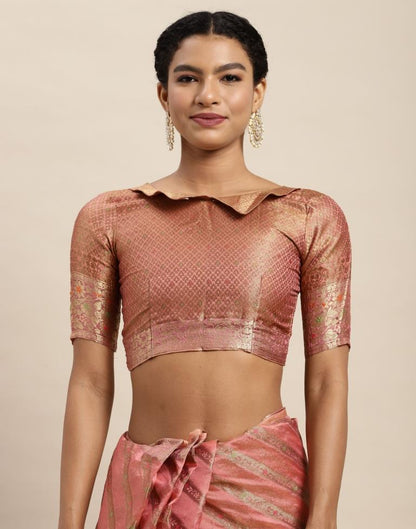 Rose Pink Organza Saree | Sudathi