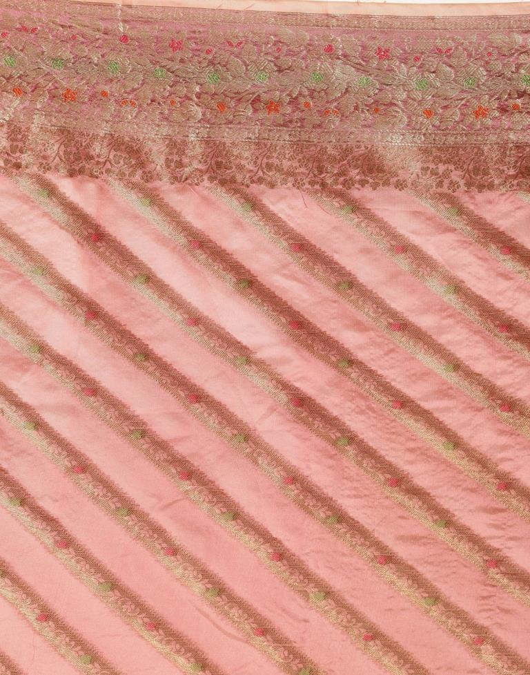 Rose Pink Organza Saree | Sudathi