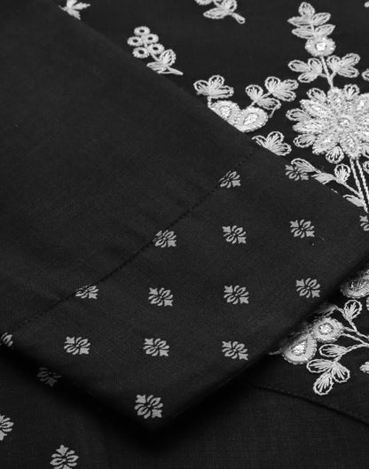 Black Kurti With Pant And Dupatta | Leemboodi