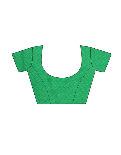 Multicoloured Printed Silk Saree