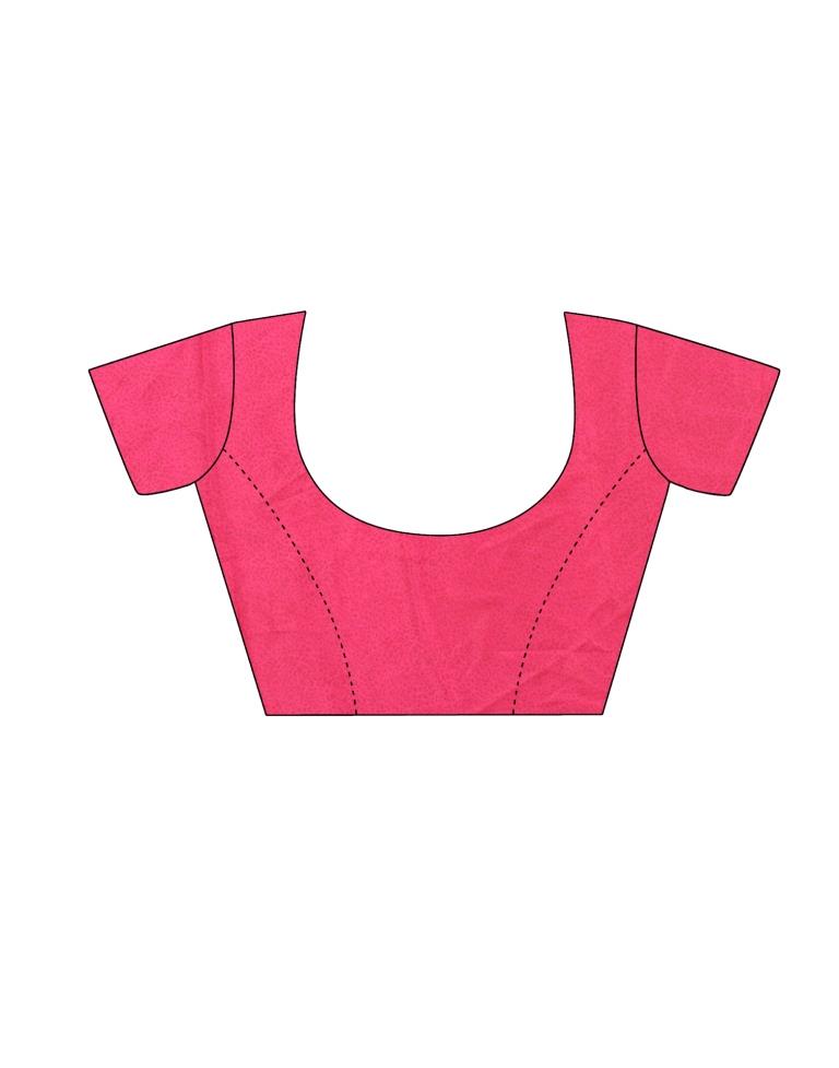 Dark Pink Silk Saree | Sudathi