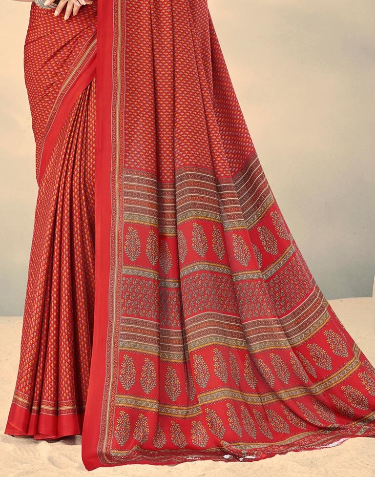 Red Silk Saree | Sudathi