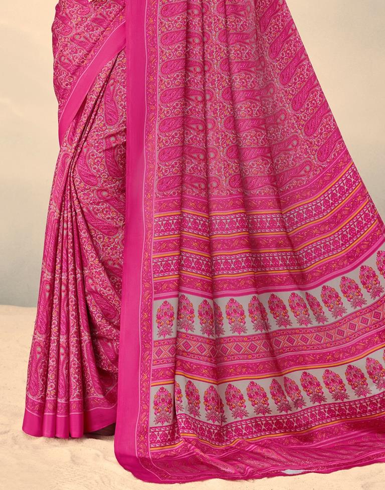 Rani Pink Silk Saree | Sudathi