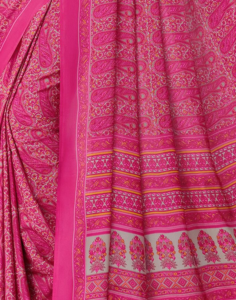 Rani Pink Silk Saree | Sudathi