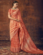 Peach Silk Saree | Sudathi