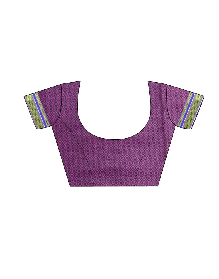 Purple Kanjivaram Silk Saree | Sudathi