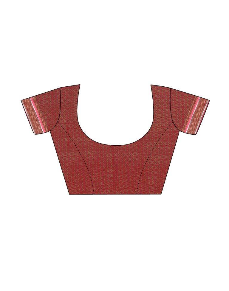 Green And Maroon Silk Saree | Sudathi