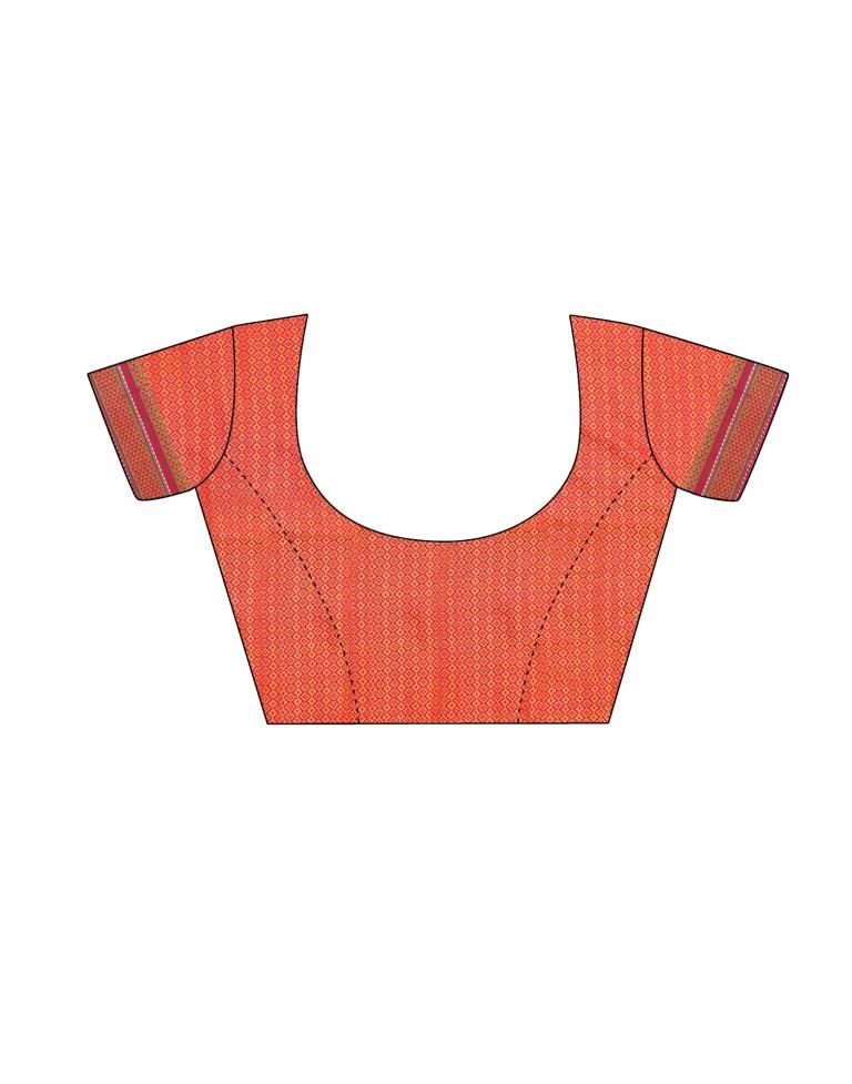 Golden And Hot Pink Silk Saree | Sudathi