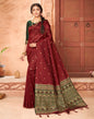 Maroon Silk Saree | Sudathi