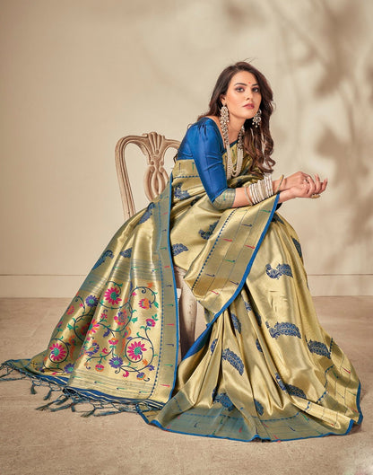 Golden Silk Saree | Sudathi