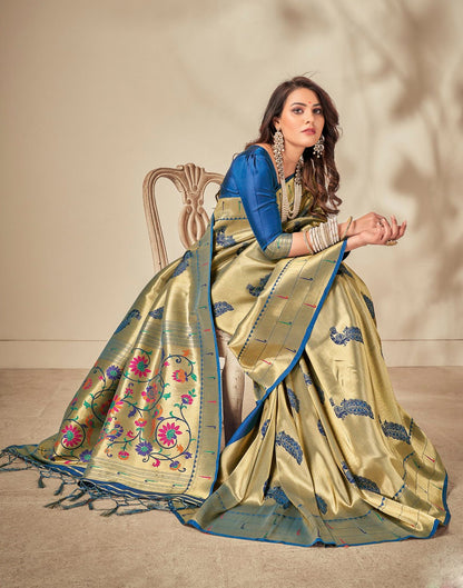 Golden Silk Saree | Sudathi