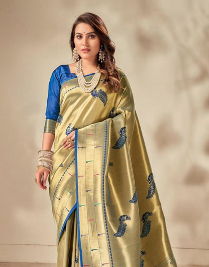 Golden Silk Saree | Sudathi
