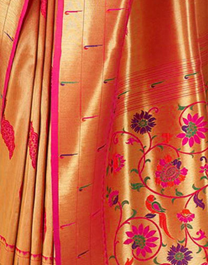 Golden Silk Saree | Sudathi