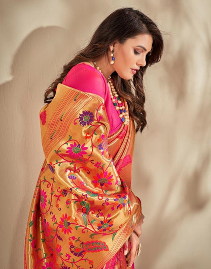 Golden Silk Saree | Sudathi