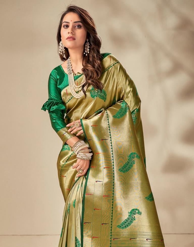 Golden Silk Saree | Sudathi