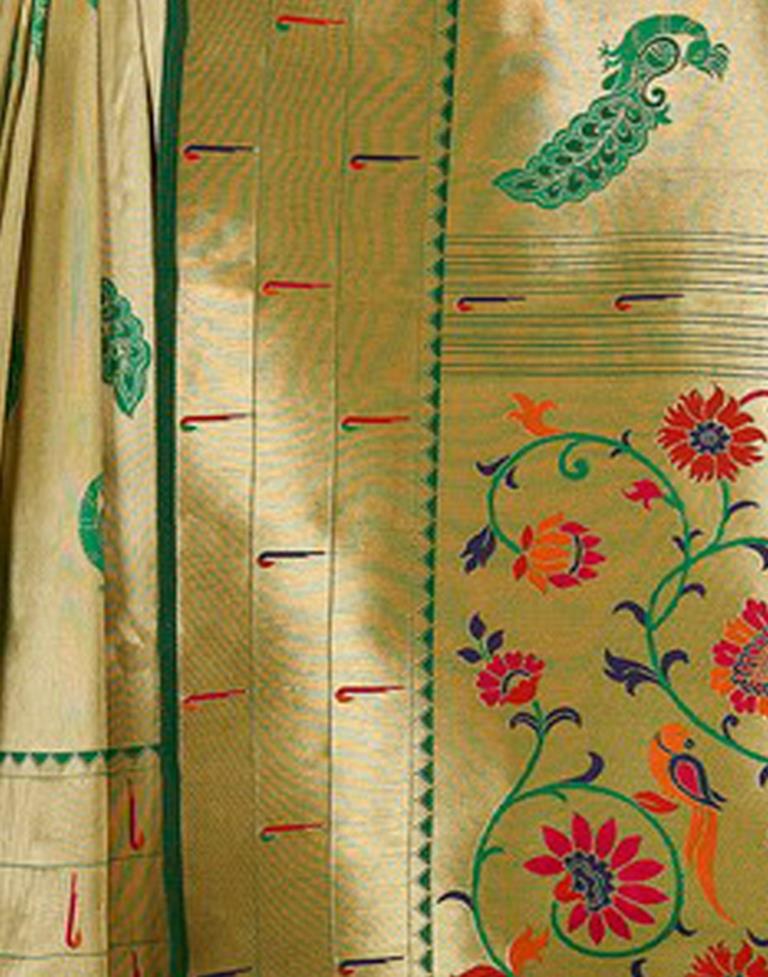 Golden Silk Saree | Sudathi