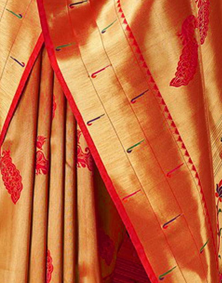 Golden Silk Saree | Sudathi