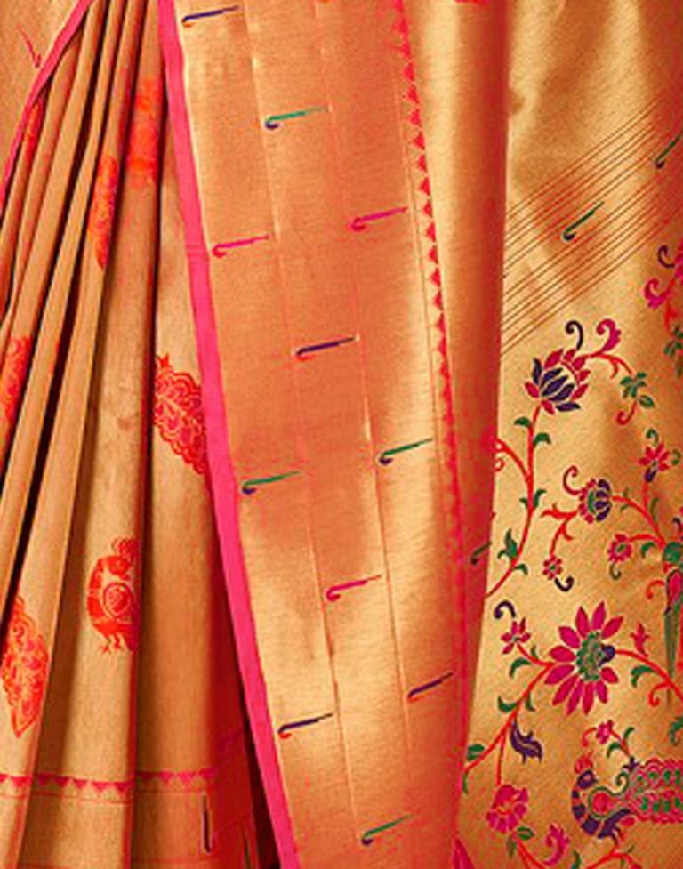 Golden Silk Saree | Sudathi
