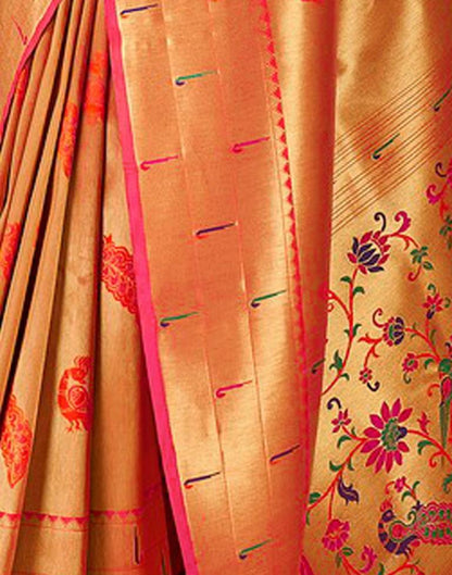 Golden Silk Saree | Sudathi