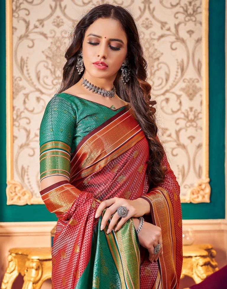 Red Silk Saree | Sudathi