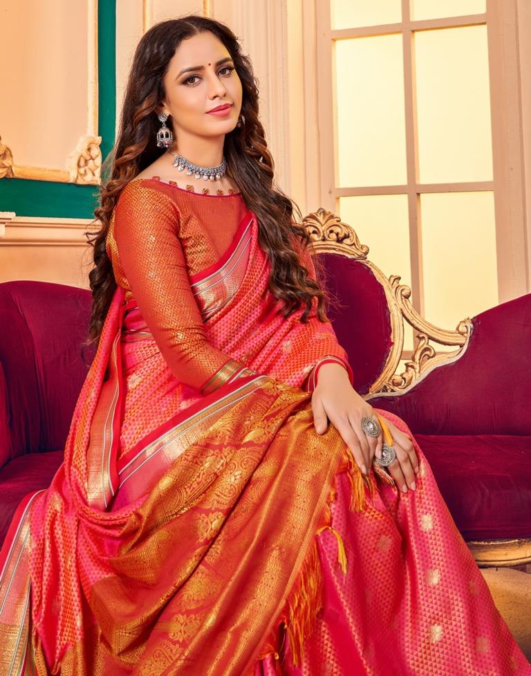 Pink Silk Saree | Sudathi