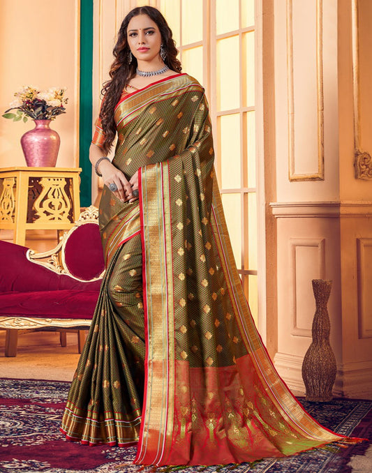 Green Silk Saree | Sudathi