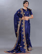 Navy Blue Embroidery Saree | Sudathi