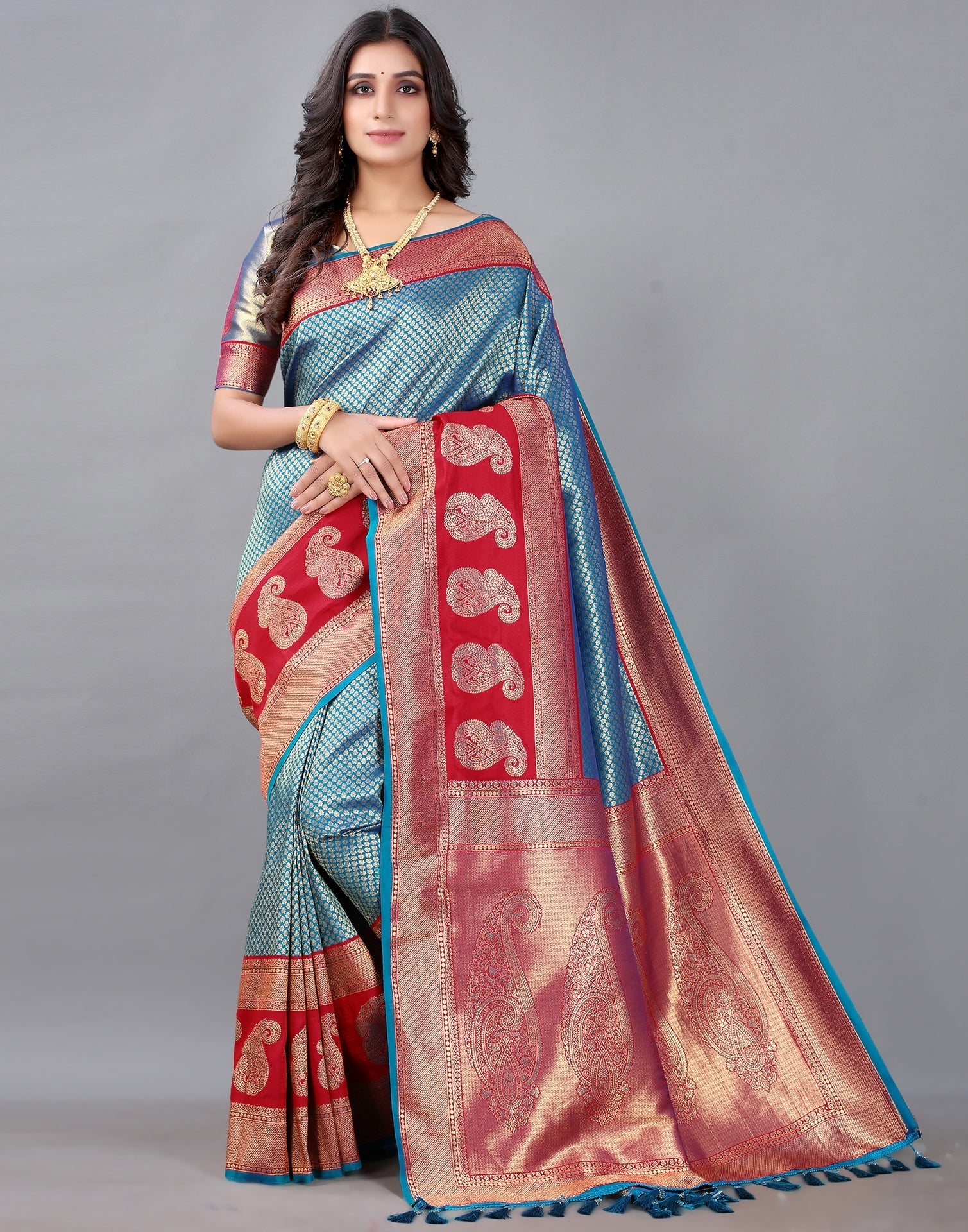 Blue Silk Saree | Sudathi