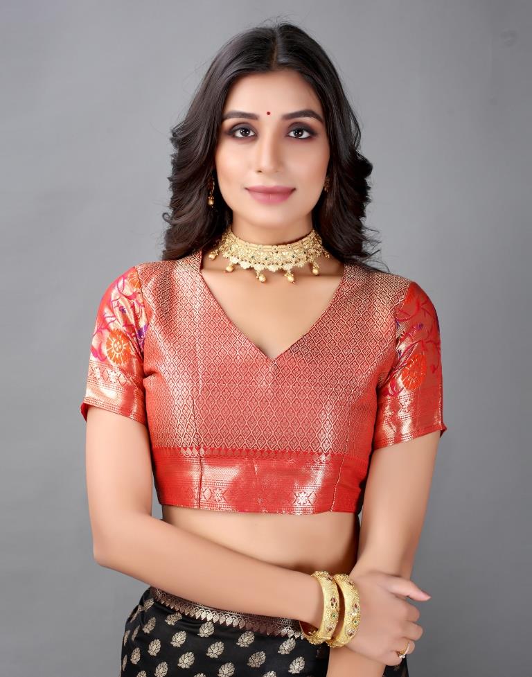 Golden And Mustard Silk Saree | Sudathi