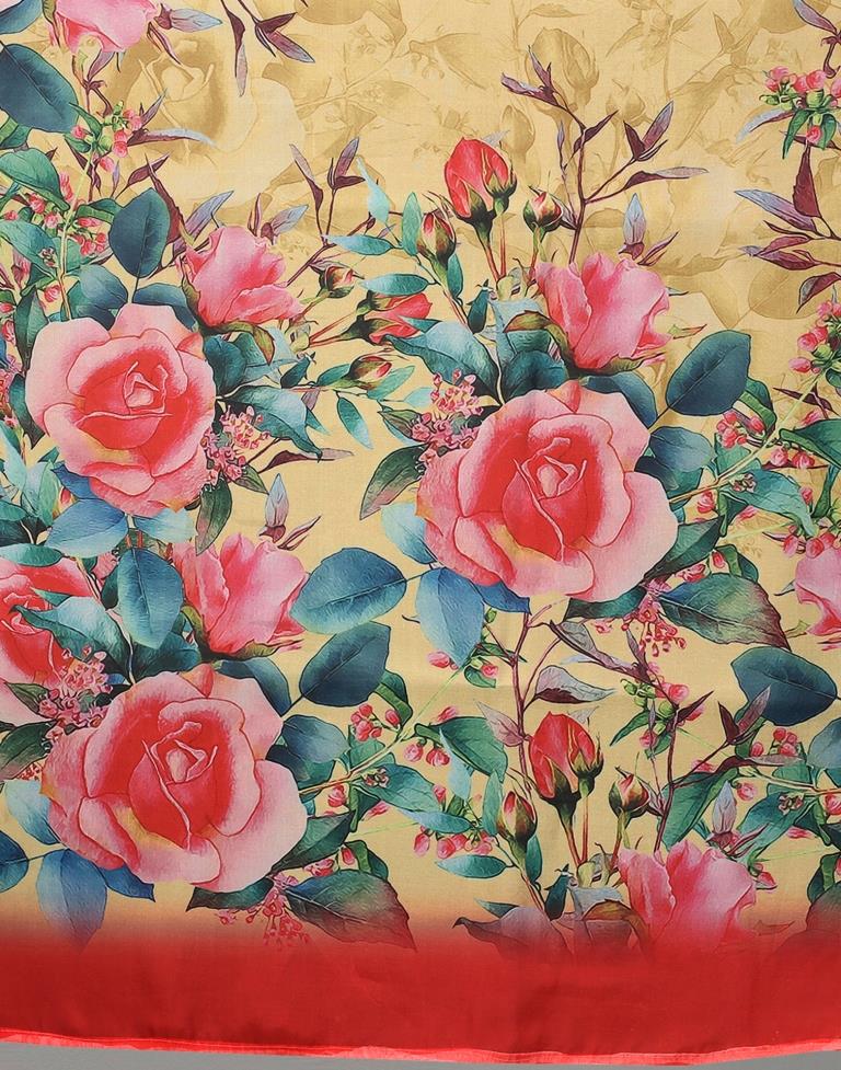 Light Yellow Organza Saree | Sudathi