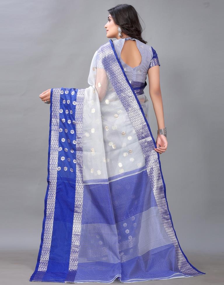 Grey Tissue Silk Saree | Sudathi
