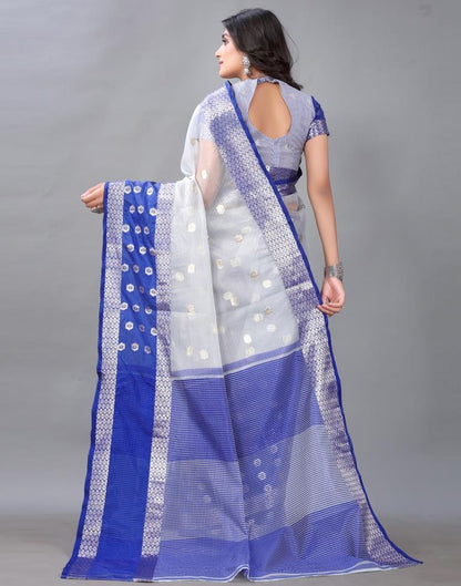 Grey Tissue Silk Saree | Sudathi