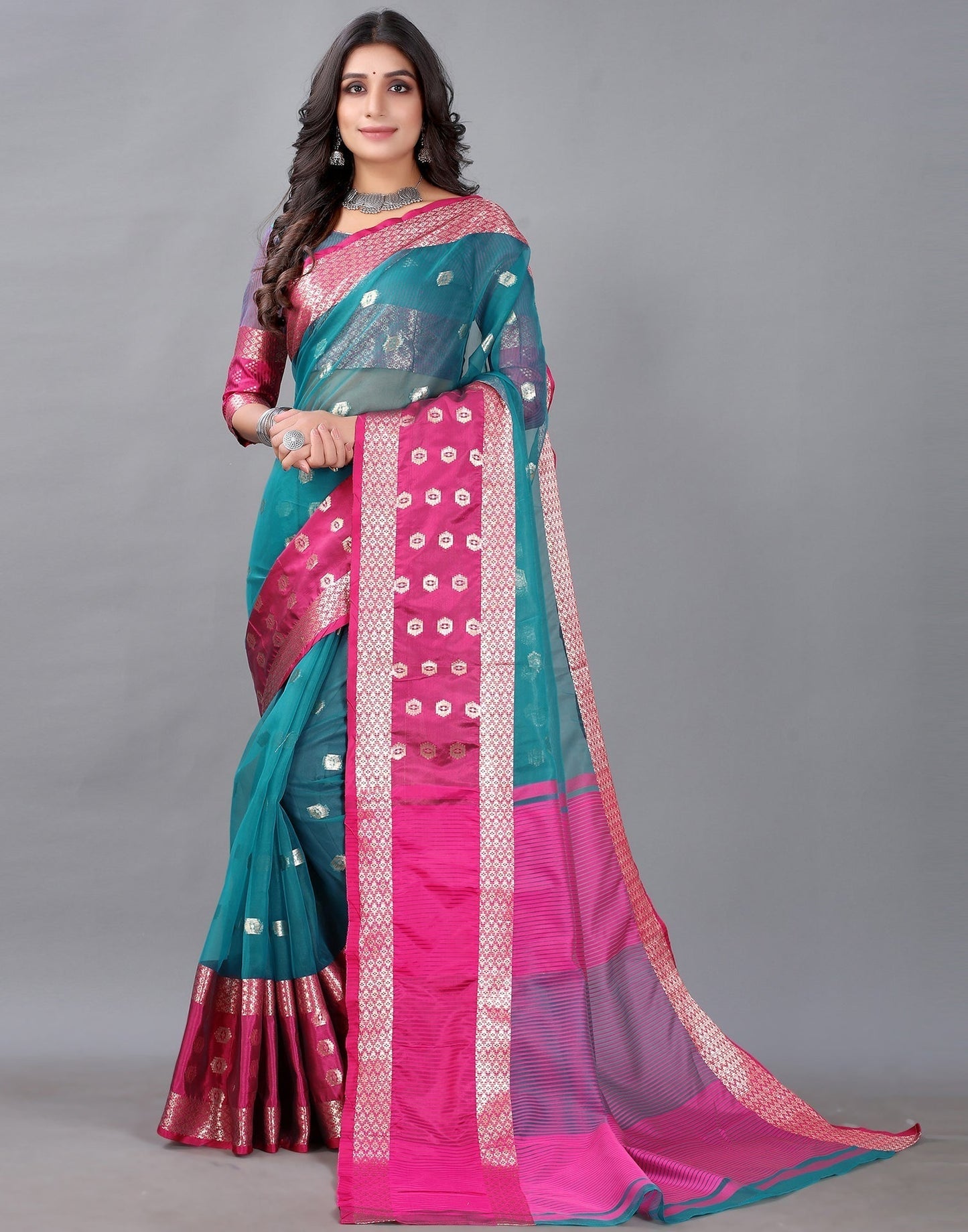 Rama Tissue Silk Saree | Sudathi