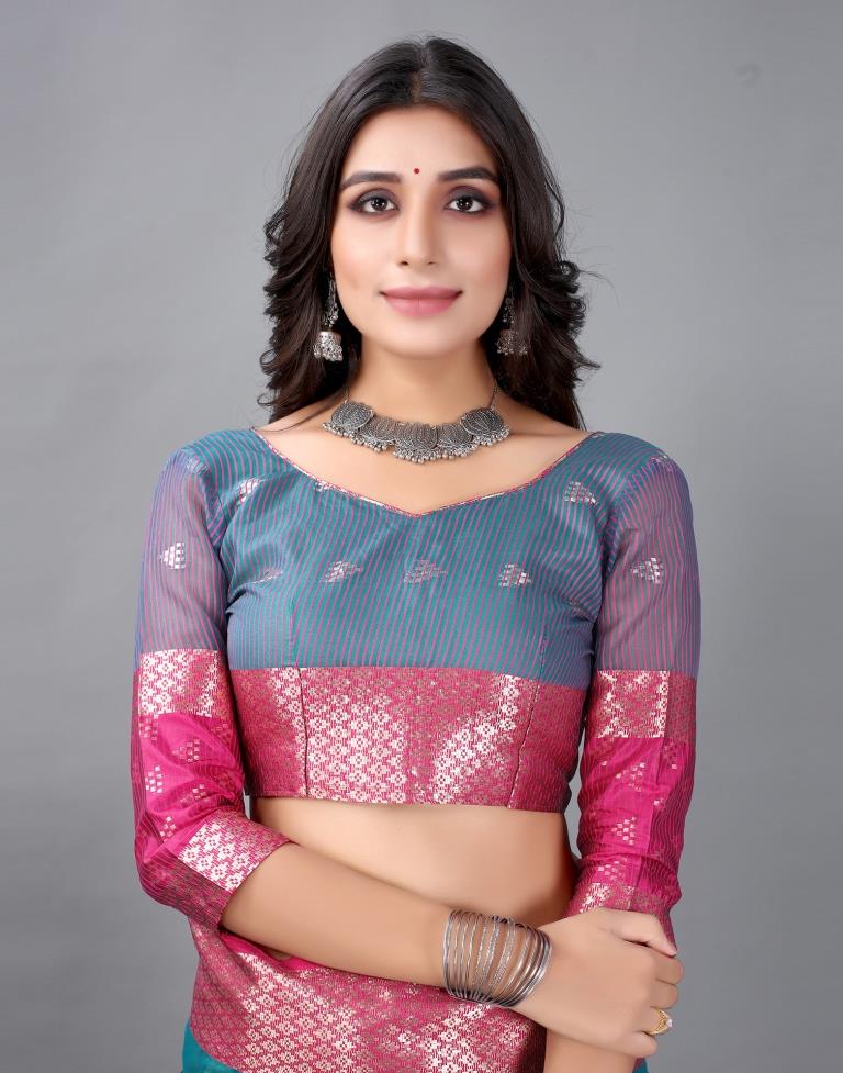 Rama Tissue Silk Saree | Sudathi