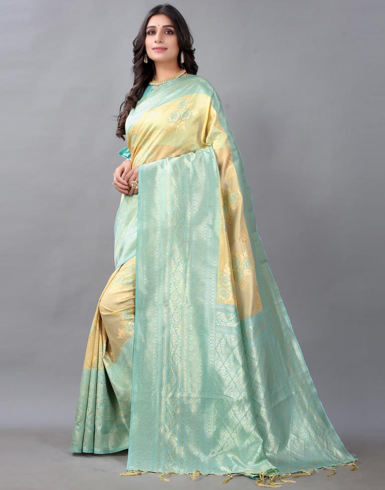 Cream Silk Saree | Sudathi